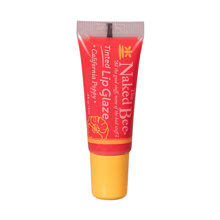 The Naked Bee California Poppy Tinted Lip Glaze
