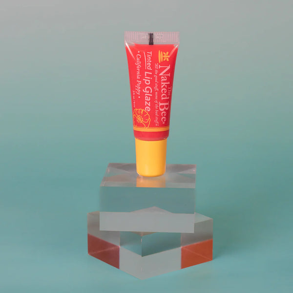 The Naked Bee California Poppy Tinted Lip Glaze