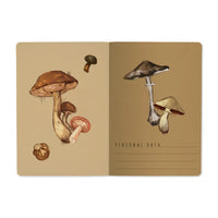 Mushrooms On White