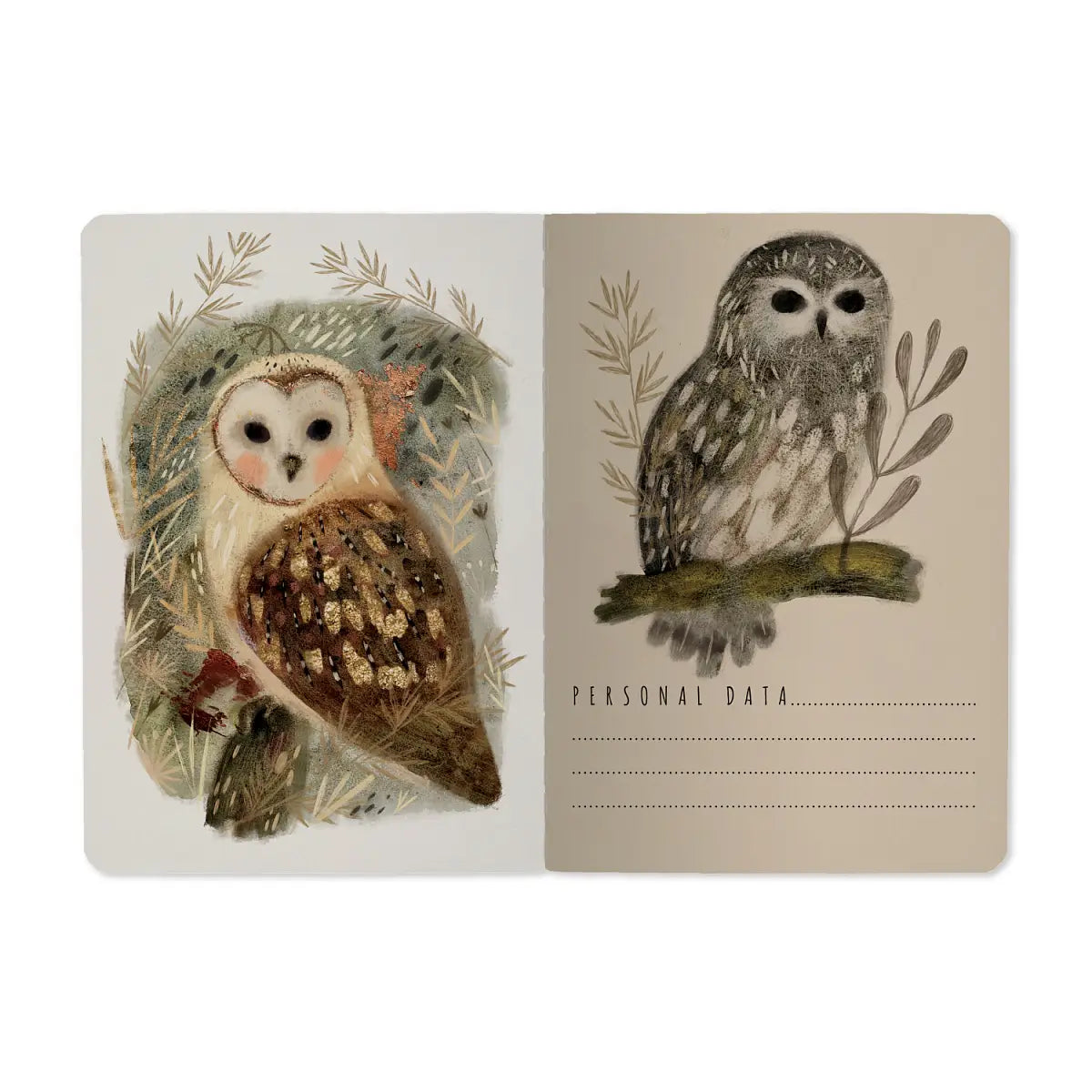 Small Notebook Owls
