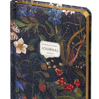 A6 Vegan Leather Hardcover Daily Planner - Forest Flowers