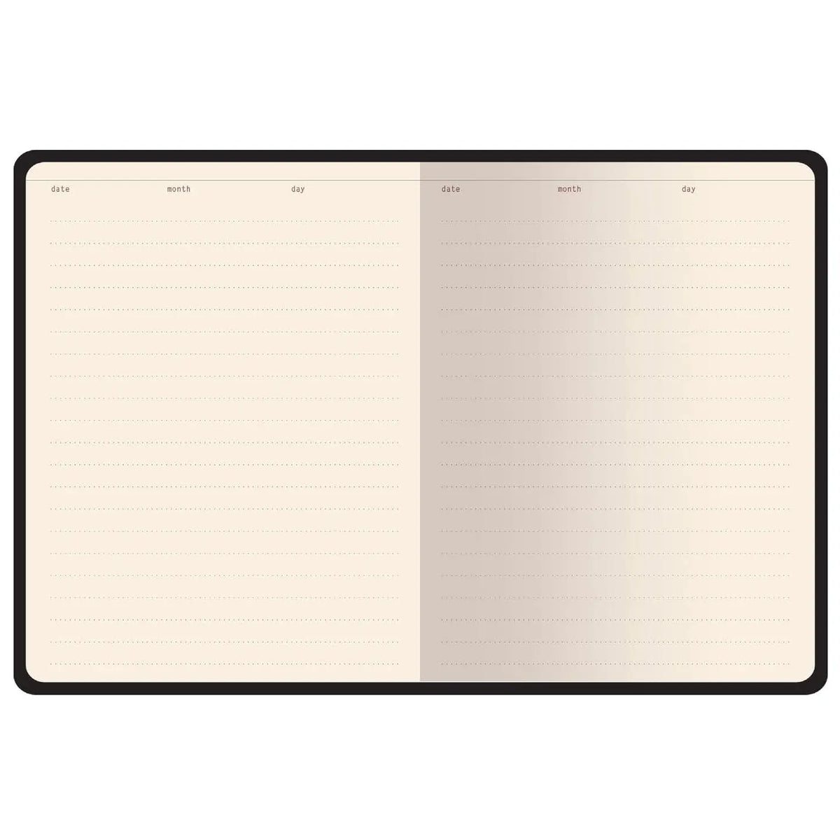 A6 Vegan Leather Hardcover Daily Planner - Forest Flowers