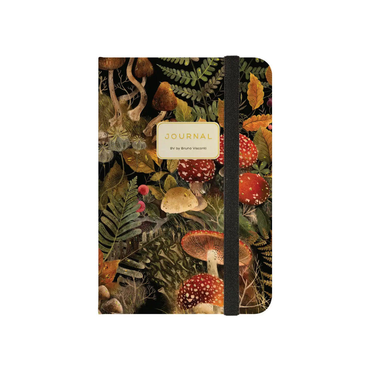 Hard Cover Journal A5 - Forest Mushrooms