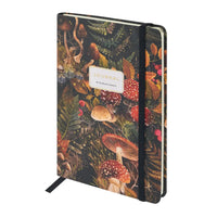 Hard Cover Journal A5 - Forest Mushrooms