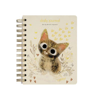 A6 Artplanner Spiral Weekly Diary - Kitten