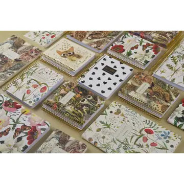 A6 Artplanner Spiral Weekly Diary - Kitten