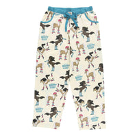 Lazy One Booty Sleep White Women's Regular Fit Horse PJ Pant