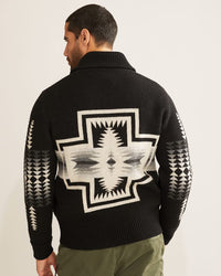 Pendleton Men’s Harding Zip Lambswool Cardigan