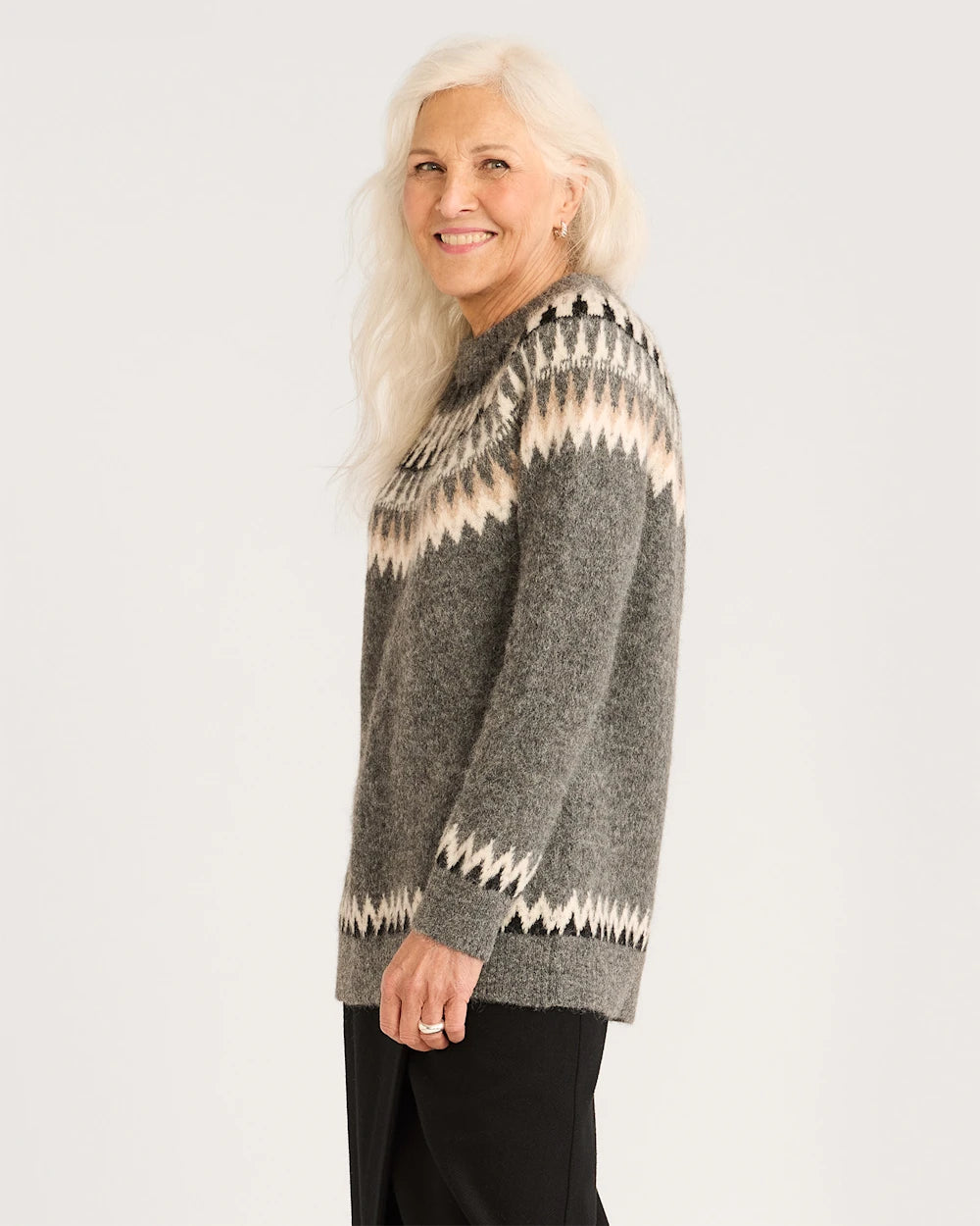 Pendleton Women’s Oversized Alpaca Fair Isle Sweater