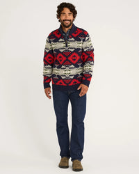 Pendleton Men’s Nehalem Quarter Zip Lambswool Sweater