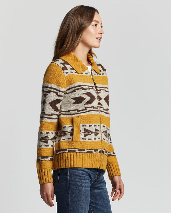 Pendleton Women’s Graphic Shetland Zip Cardigan