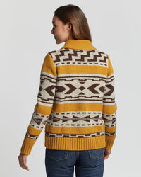 Pendleton Women’s Graphic Shetland Zip Cardigan