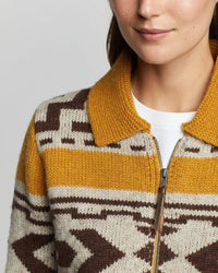 Pendleton Women’s Graphic Shetland Zip Cardigan
