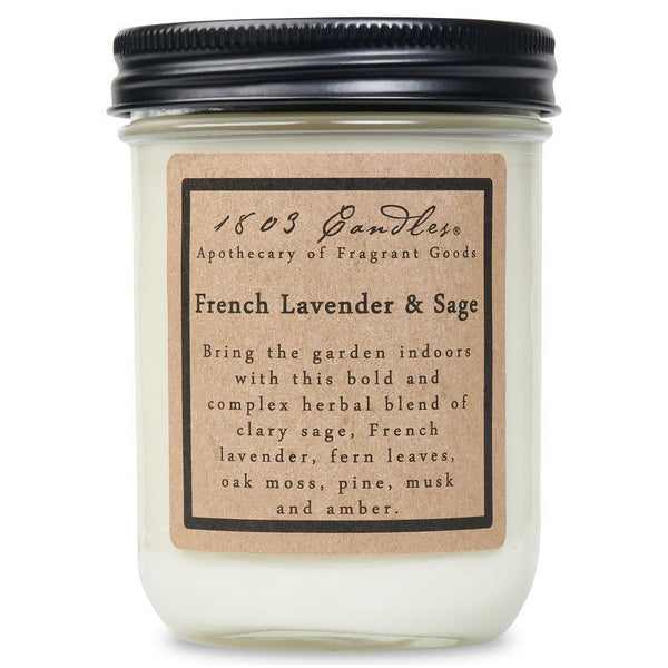 French Lavender & Sage Soy Candle