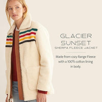 WOMEN'S GLACIER SUNSET SHERPA FLEECE JACKET