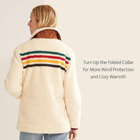 WOMEN'S GLACIER SUNSET SHERPA FLEECE JACKET