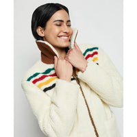 WOMEN'S GLACIER SUNSET SHERPA FLEECE JACKET