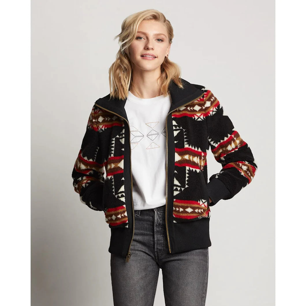 WOMEN'S PENDLETON FOXGLOVE FLEECE BOMBER JACKET