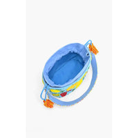Lush Fruits Beaded Bucket Bag