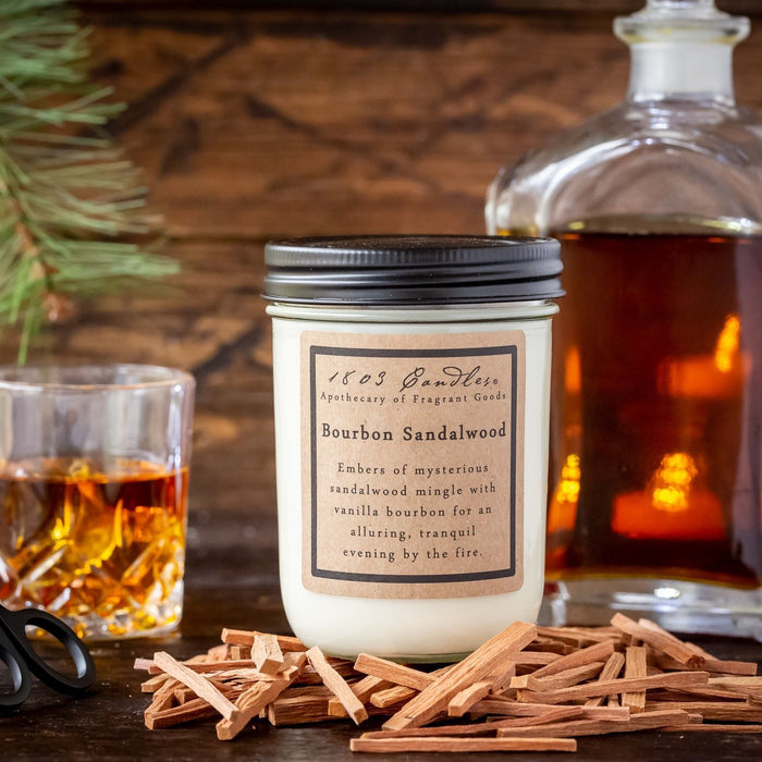 Bourbon Sandalwood Soy Candle