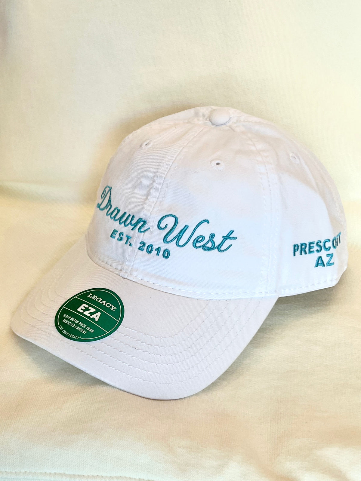 Drawn West EZA RELAXED TWILL HAT White