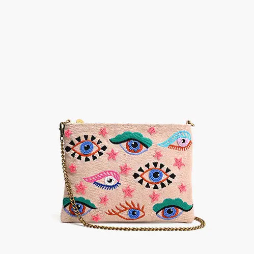 Mystic Gaze Pink Clutch