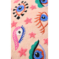 Mystic Gaze Pink Clutch