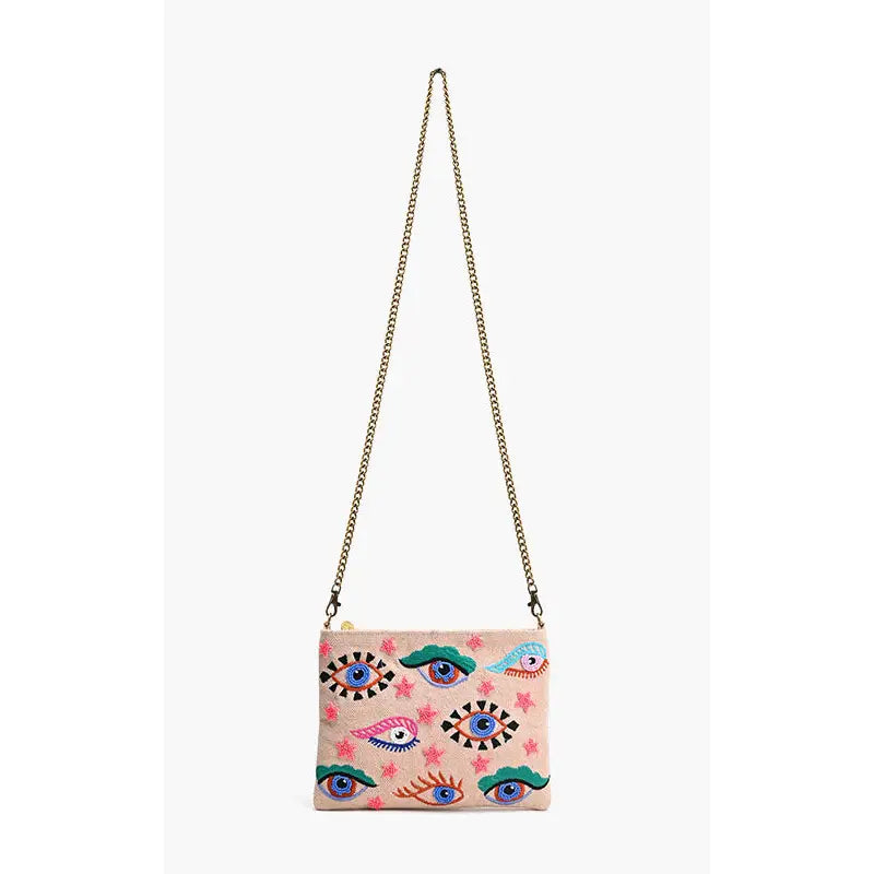 Mystic Gaze Pink Clutch