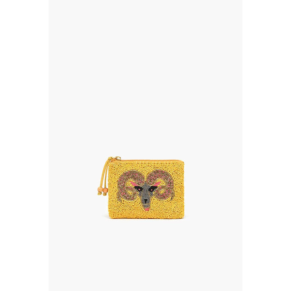 Celestial Beaded Zodiac Coin Purse-Aries