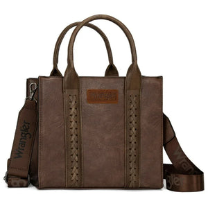 Wrangler Medium Tote Bag for Women Designer Satchel Handbags Top-handle Purses with Strap
