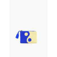 Blue Symbolic Embroidered Mini Pouches