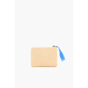 Blue Symbolic Embroidered Mini Pouches