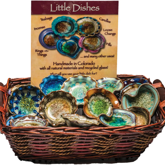 Little Glass Dishes Mulitcolor