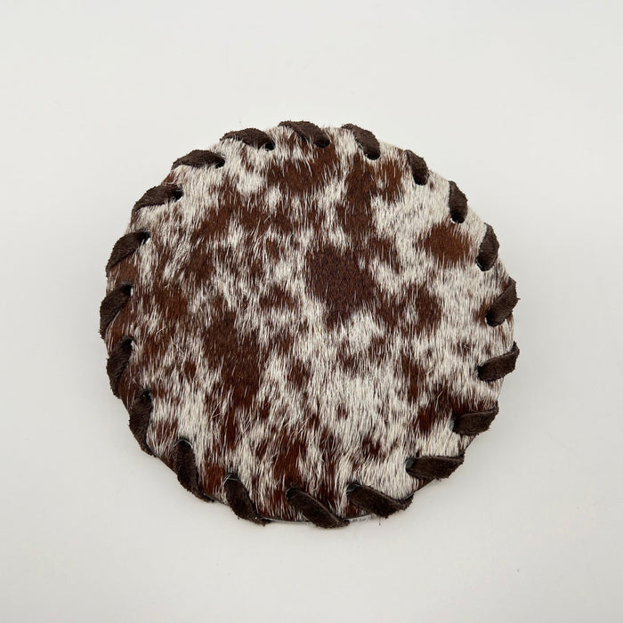 Braided Cowhide Coaster