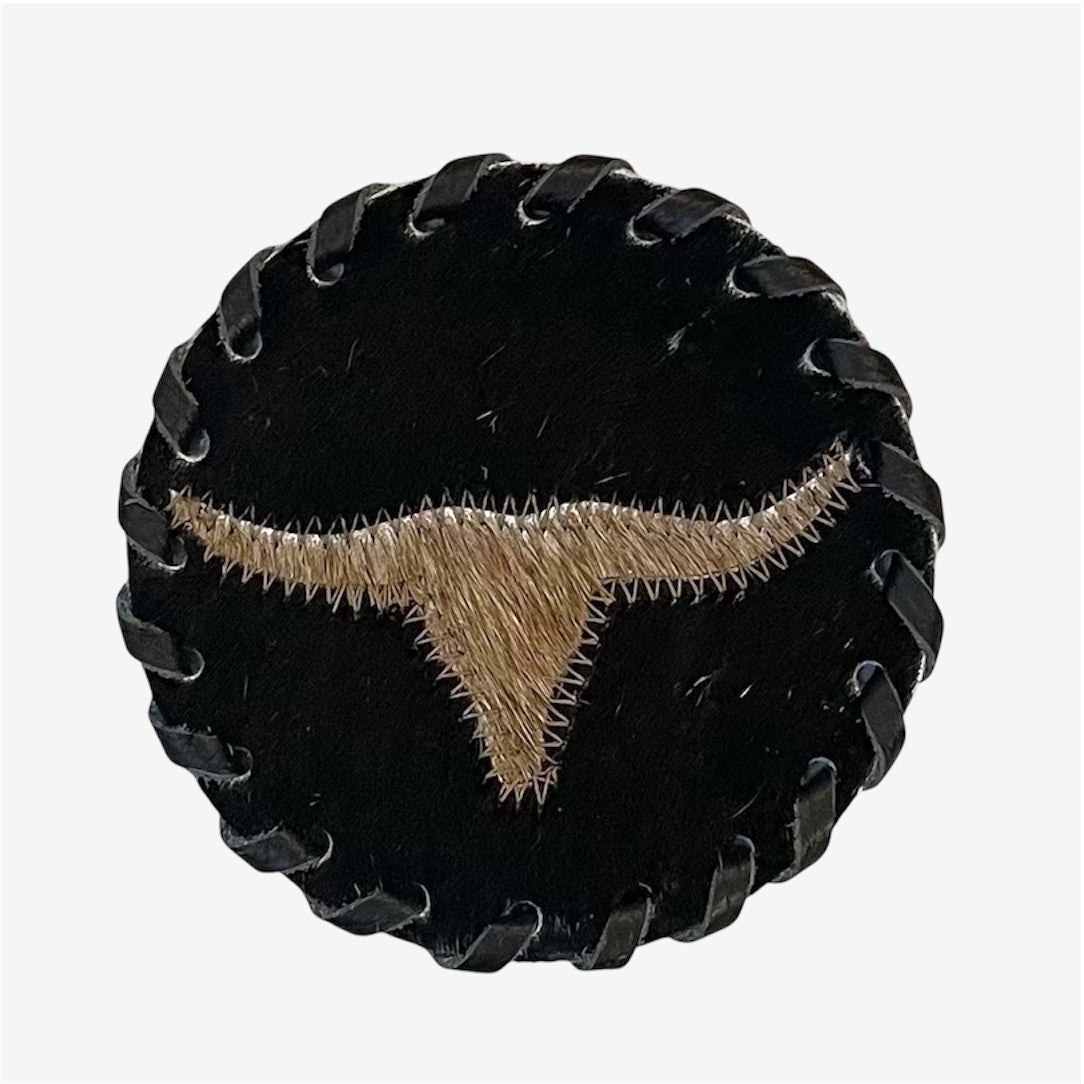 Braided Cowhide Coaster