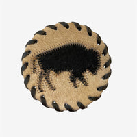 Braided Cowhide Coaster