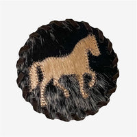 Braided Cowhide Coaster