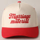 Marriage Material Two Tone Trucker Hat: One Size