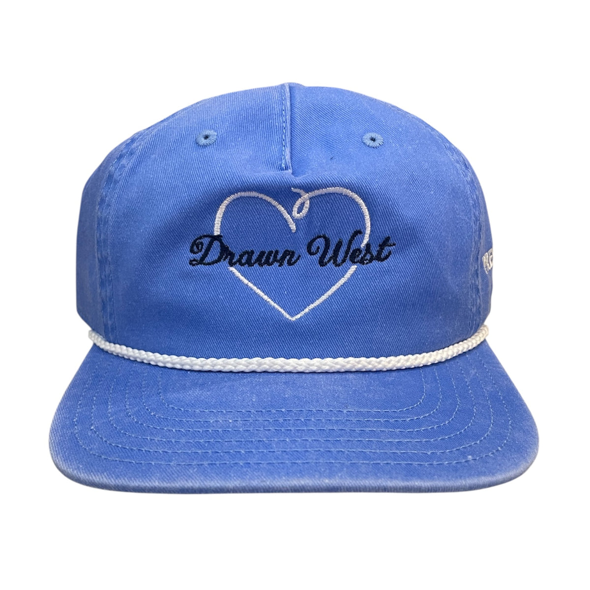 Rope Lined Bill Heart W/ Drawn West Adjustable Cap