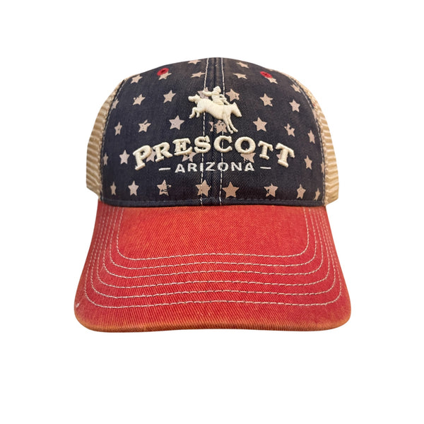 Merica Adjustable Trucker Cap w/ Prescott AZ