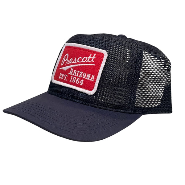 Prescott Arizona Est. 1864 Navy & Red Mesh Cap