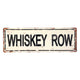 ‘Whiskey Row’ Large Metal Sign