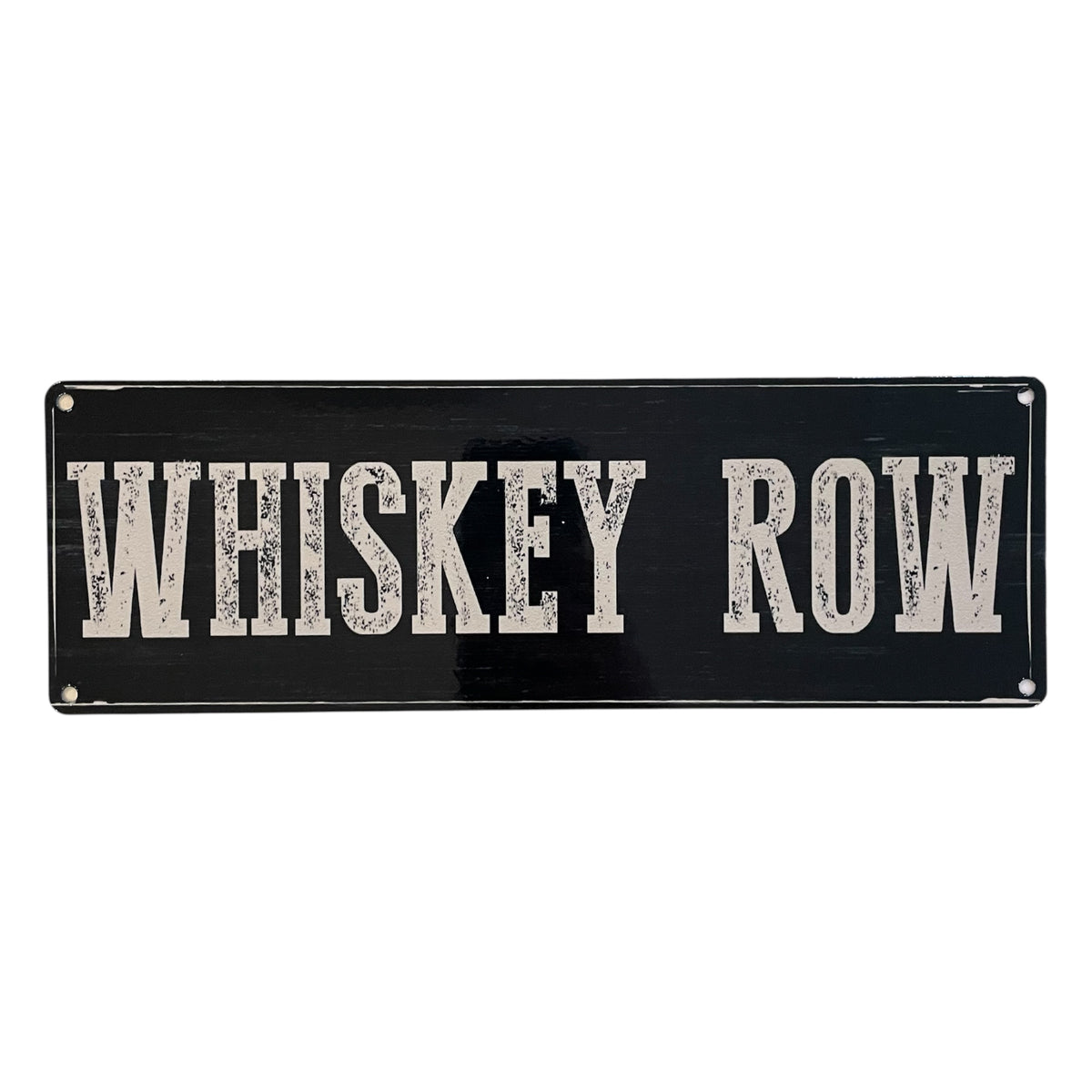 ‘Whiskey Row’ Small Metal Sign