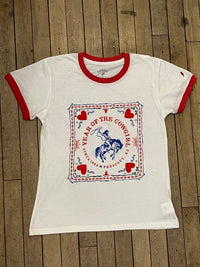 "Year of the Cowgirl" Red White and Blue Women’s T-Shirt