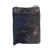 Vertical American Flag Gemstone Cross Body Bag
