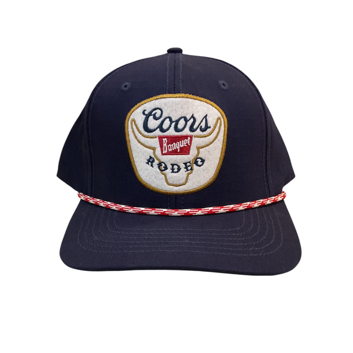 Coors Banquet Rodeo Embroidered Felt Patch Ball Cap
