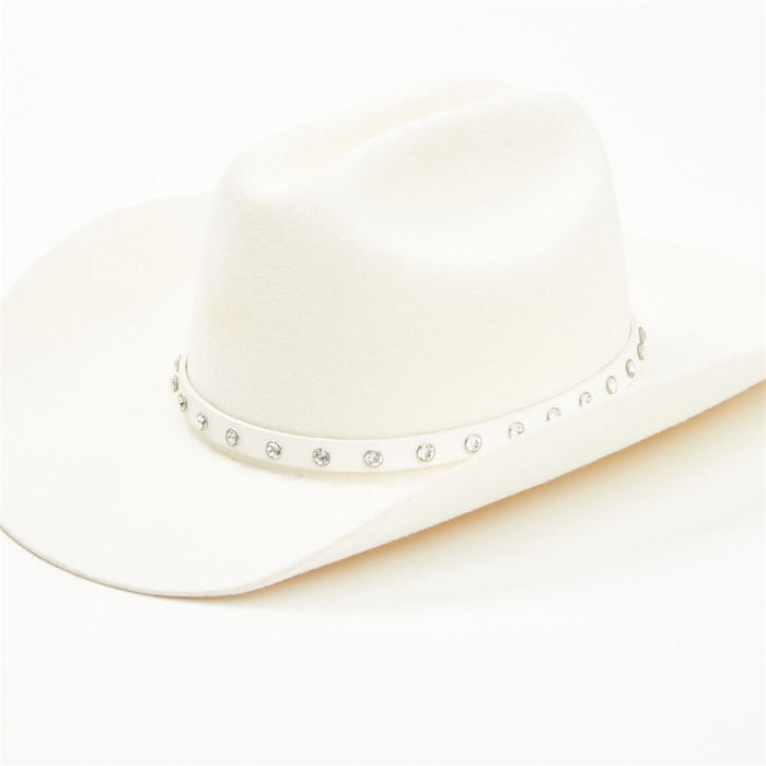 Wrangler Women’s Adjustable Rhinestone Wool Cowboy Hat