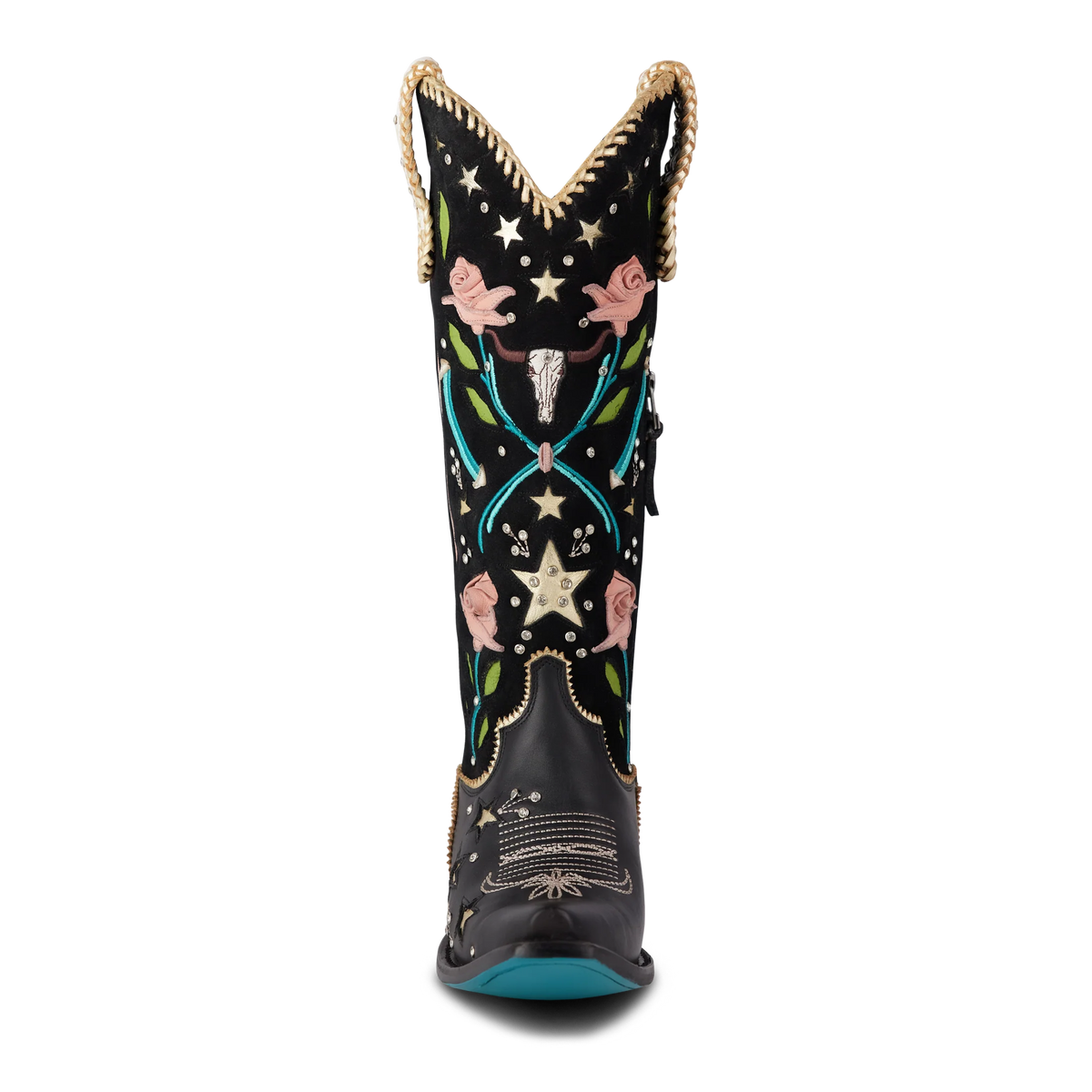 STARS ALIGN BOOT - JET BLACK & CERAMIC CRACKLE