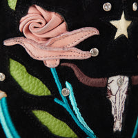 STARS ALIGN BOOT - JET BLACK & CERAMIC CRACKLE