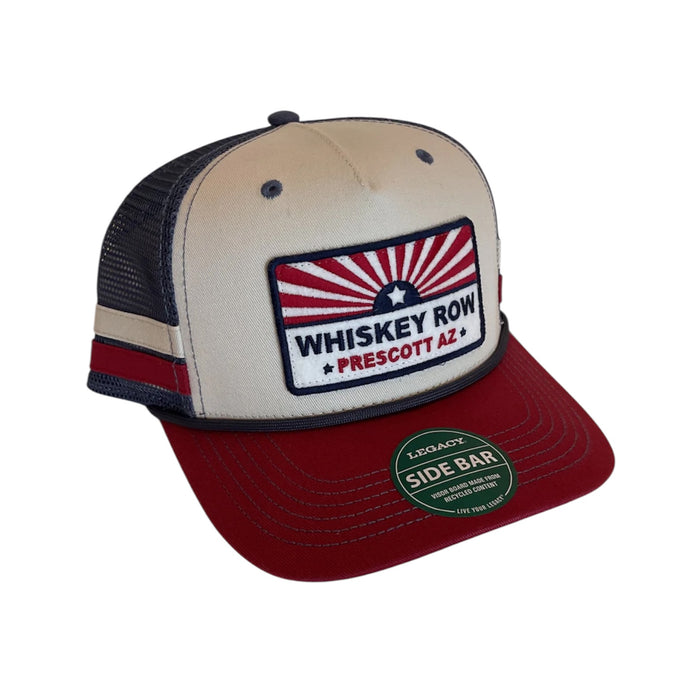 Red White & Blue Whiskey Row Prescott AZ Cap